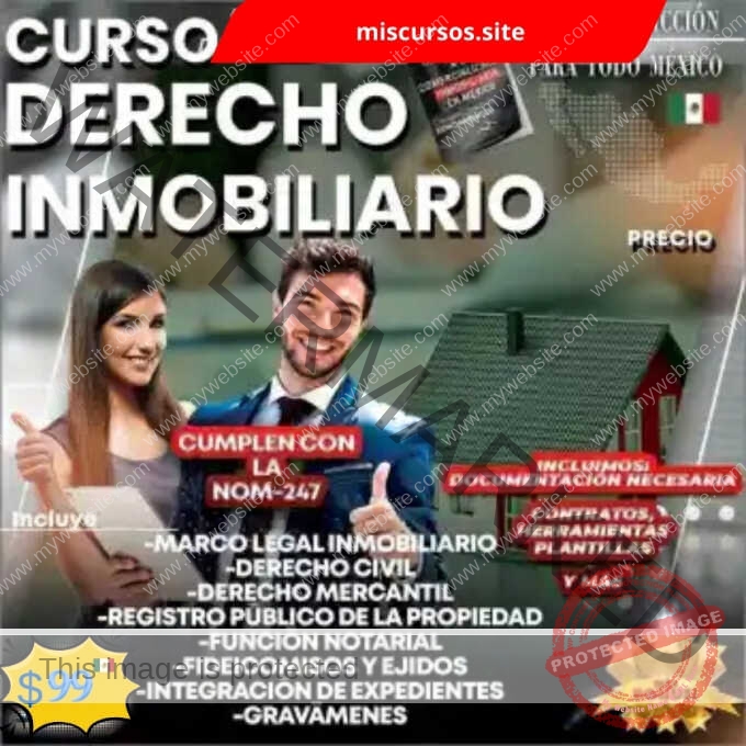 CONTRATOS Y CURSO DERECHO INMOBILIARIO MÉXICO