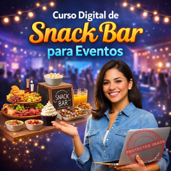 Curso Digital de Snack Bar para Eventos