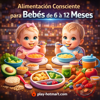 Alimentación Consciente para Bebés de 6 a 12 Meses