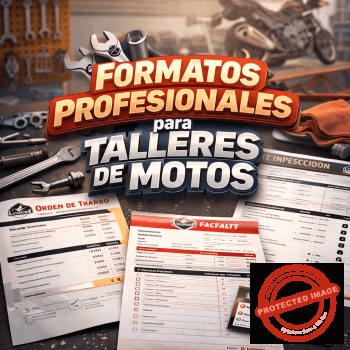 Formatos Profesionales para Talleres de Motos