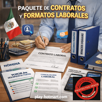PAQUETE DE CONTRATOS Y FORMATOS LABORALES