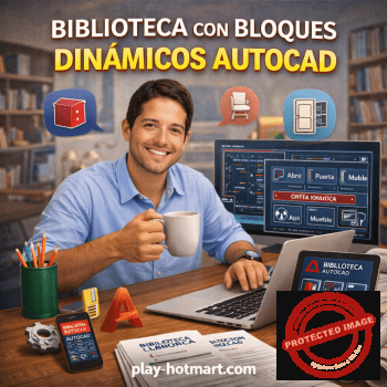 BIBLIOTECA CON BLOQUES DINÁMICOS AUTOCAD