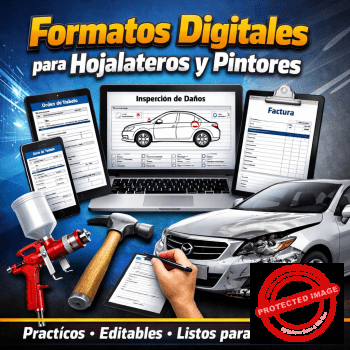 Formatos Digitales para Hojalateros y Pintores
