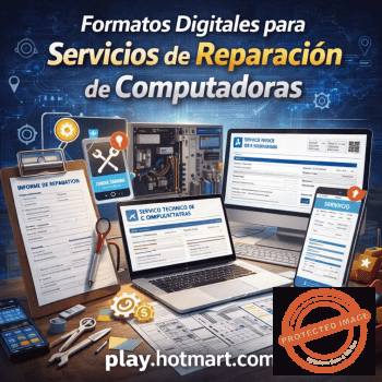 Formatos Digitales para Servicios de Reparación de Computadoras