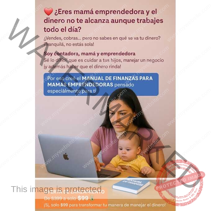 💖 ¿Eres mamá emprendedora y el dinero no te alcanza aunque trabajes todo el día?